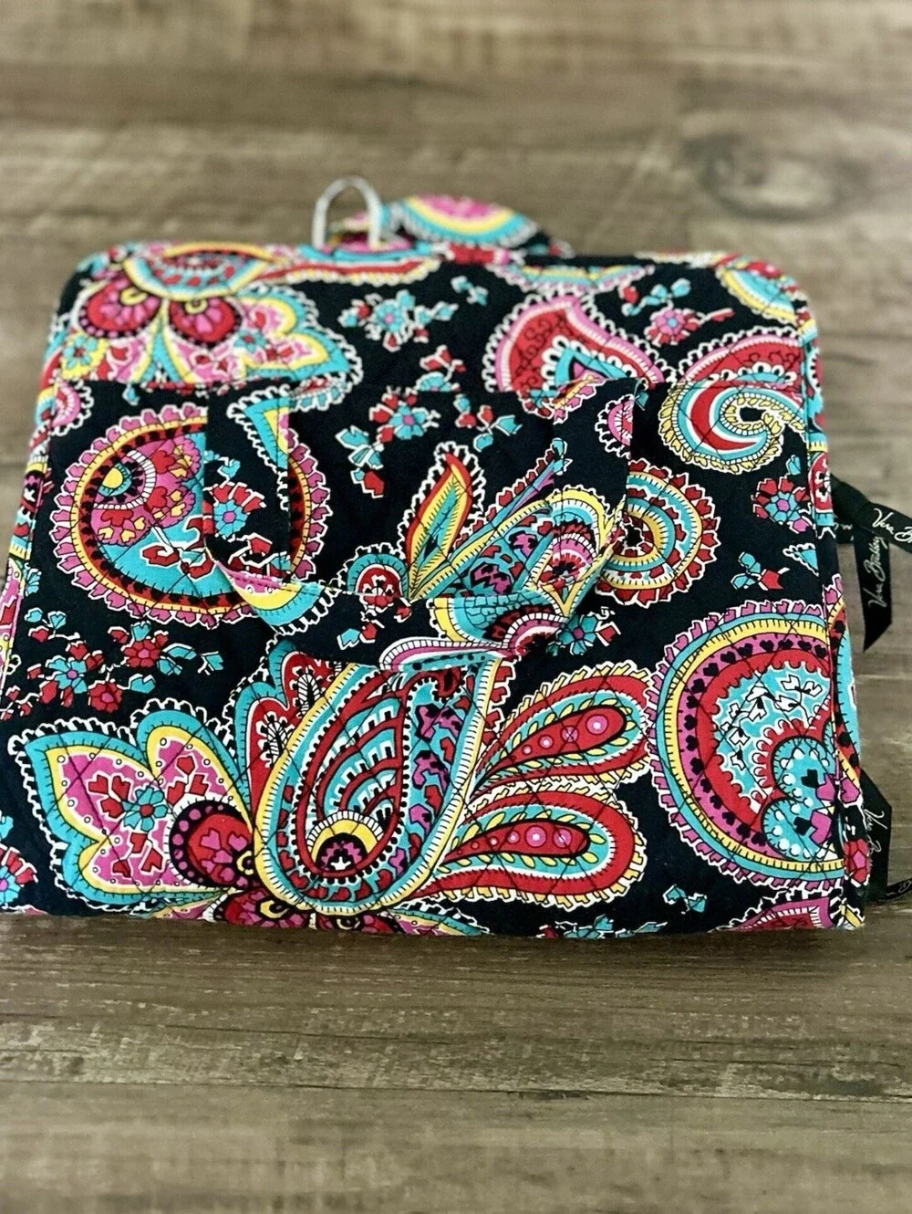 Vera Bradley Petal Paisley Hanging Travel Organizer Cosmetic Makeup Toiletry Bag